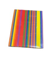 Трубочки коктейльные БУМАЖНЫЕ d6-195мм (100шт/уп) (100уп/ящ)