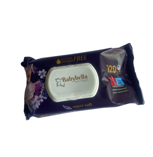 Серветки вологі Bellababy 120 шт. (1/12)