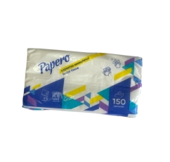 Серветки косметичні Papero 210*200мм 150арк у плівці (NF002)