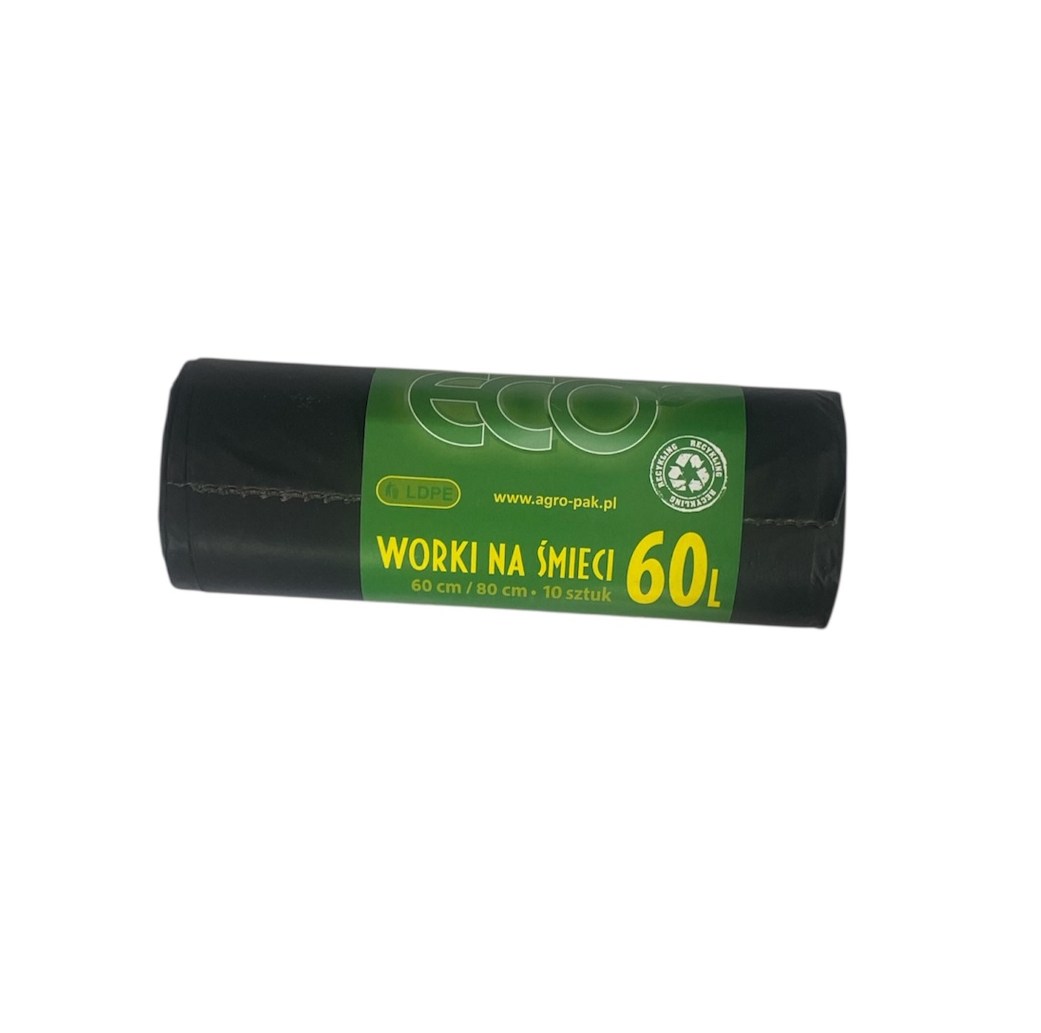 Пакети для сміття ECO Польща 60л/10шт (1/20)