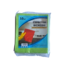 Серветка кухонна віскозна 80г/кв.м/10