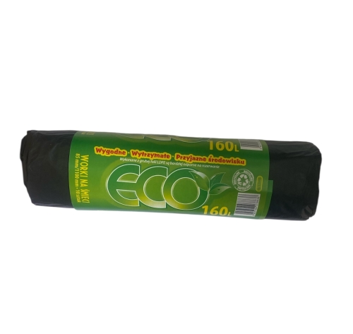 Пакети для сміття ECO Польща 160л/10 (1/20)