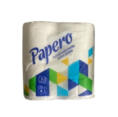 Туалетний папір Papero 3шар. 4р. (ТР056) (1/12)