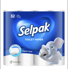 Папір туалетний SELPAK білий 3-шар /32