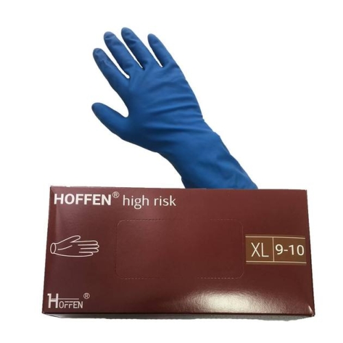 Рукавиці латексні Hoff High Risk XL (50шт/уп) (10уп/ящ)
