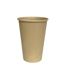 Стакан бумажный крафтовый 340мл (26355 КР-80) Стакан бумажный крафтовый 340мл (50шт/уп) (36уп/ящ) (26355 КР-80)