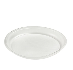 Тарелка пластиковая Прозрачная 205 Тарелка пластиковая Прозрачная 205 (50шт/уп) (40уп/ящ)