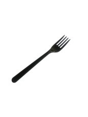 Вилка черная пластиковая Вилка черная пластиковая (100шт/уп) (72уп/ящ)