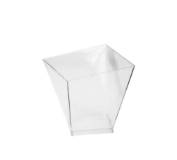 Пиала фуршетная "Трапеция" прозрачная 130мл  Пиала фуршетная "Трапеция" прозрачная 130мл (240шт/ящ)