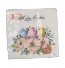 Серветки паперові La Fleur 33*33, 2-шар. (пасхальні) 16шт (1/16)