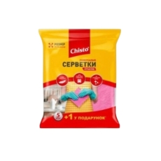 Серветки кухонні вологопоглинаючі Chisto 5+1 16*16см