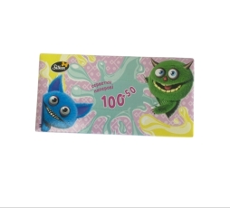 Серветки паперові SILKEN у коробці дитячі 2-шар 150шт