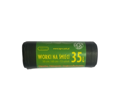 Пакети для сміття ECO Польща 35л/15шт (1/20)