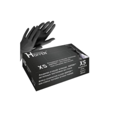 Перчатки нитриловые HOFFEN черные XS без пудры  Рукавиці нітрил. HOFFEN чорні XS без пудри (100шт/уп) (10уп/ящ)