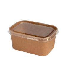 Контейнер овальний крафт 1000мл 120*170*75  Контейнер овальний крафт 1000мл 120*170*75