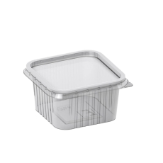 Контейнер пластиковый ИТ-90250+крышка 92,5*92,5*50 250мл  Контейнер пластик. однораз. ИТ-90250+крышка 92,5*92,5*50 250мл 1/1000