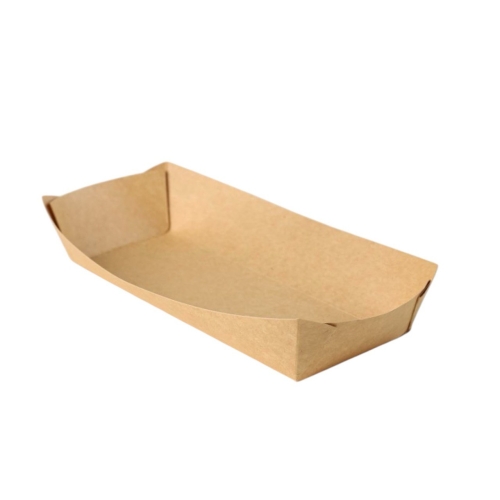Лодочка 960мл крафт 260*175*60 с ламиницией (250шт/уп) (1000шт/ящ)