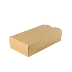 Коробка для суши крафтовая 200*100*50 мм  Коробка для суші 200*100*50 мм крафт (100шт/уп 600шт/ящ)