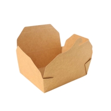 Ланч-бокс крафтовый 170*130*53 мм клеєний Ланч-бокс 170*130*53 мм крафт клеєний (50шт/уп) (300шт/ящ)