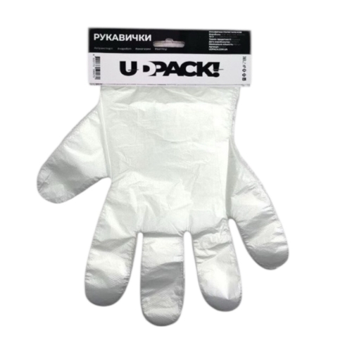 Перчатки полиэтиленовые с отрывом (100шт/уп) (100уп/ящ)