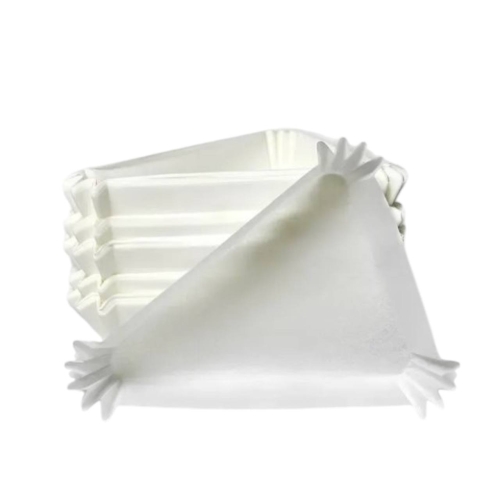 Трикутні форми  для тортів L102/70/25 білий 38г/м2 (500шт/уп)