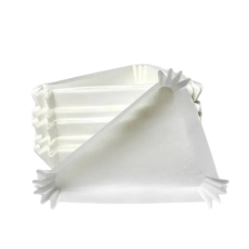 Трикутні форми  для тортів L102/70/25 білий 38г/м2 (500шт/уп)