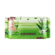 Вологі серветки 72шт fresh алоє без клапана (18шт/ящ)